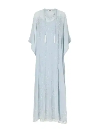 BODE Layered Bead-embellished Silk-georgette Maxi Dress | Thumbnail 1