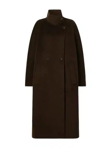Lisa Yang Button Wool And Cashmere-blend Coat | Thumbnail 1 Lisa Yang Button Wool And Cashmere-blend Coat | Thumbnail 1