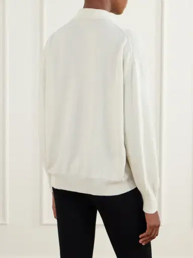 HIGH SPORT Elyse Cotton And Wool-blend Polo Shirt | Thumbnail 4 HIGH SPORT Elyse Cotton And Wool-blend Polo Shirt | Thumbnail 4