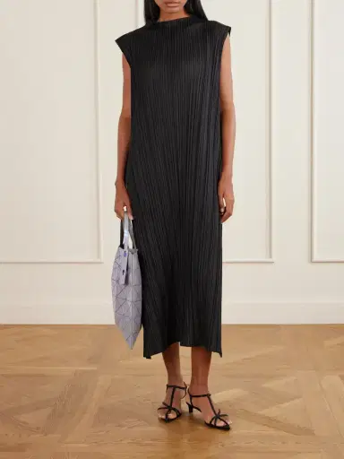 Pleats Please Issey Miyake August Mellow Pleats Plissé Midi Dress | Thumbnail 2