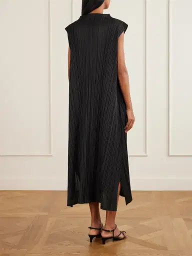 Pleats Please Issey Miyake August Mellow Pleats Plissé Midi Dress | Thumbnail 3
