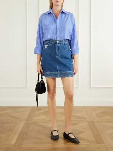 BODE Bluebell Striped Cotton-poplin Shirt | Thumbnail 2 BODE Bluebell Striped Cotton-poplin Shirt | Thumbnail 2