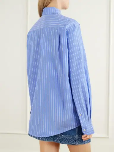 BODE Bluebell Striped Cotton-poplin Shirt | Thumbnail 4 BODE Bluebell Striped Cotton-poplin Shirt | Thumbnail 4