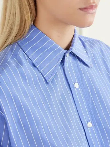BODE Bluebell Striped Cotton-poplin Shirt | Thumbnail 5 BODE Bluebell Striped Cotton-poplin Shirt | Thumbnail 5