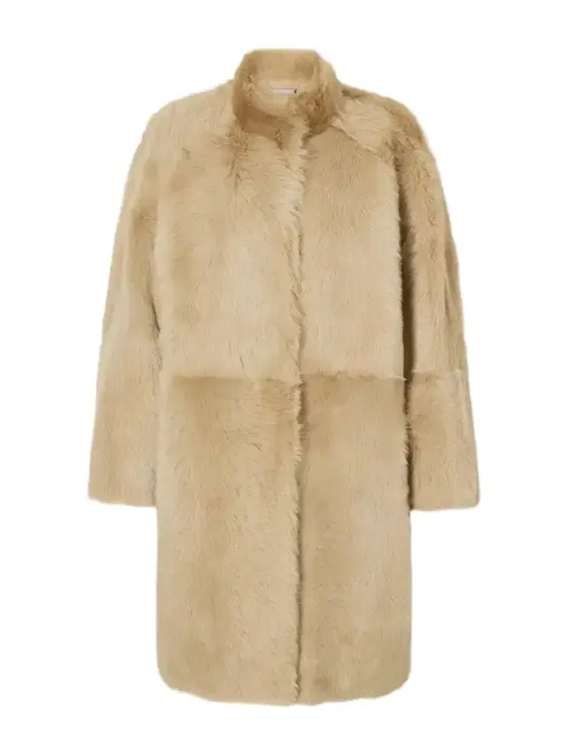 Nour Hammour Blaise Paneled Shearling Coat