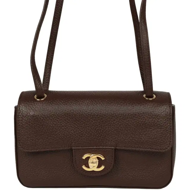 Chanel Chanel Mini "Souplissimo" Flap Bag Dark Brown Grained Calfskin Gold Hardware