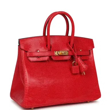 HERMÈS Hermes Birkin 25 Bougainvillea Shiny Varanus Niloticus Lizard Gold Hardware | Thumbnail 2 HERMÈS Hermes Birkin 25 Bougainvillea Shiny Varanus Niloticus Lizard Gold Hardware | Thumbnail 2