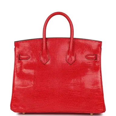 HERMÈS Hermes Birkin 25 Bougainvillea Shiny Varanus Niloticus Lizard Gold Hardware | Thumbnail 4 HERMÈS Hermes Birkin 25 Bougainvillea Shiny Varanus Niloticus Lizard Gold Hardware | Thumbnail 4