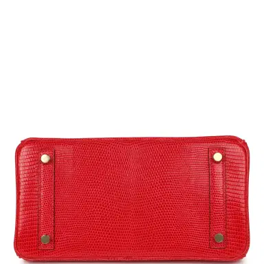 HERMÈS Hermes Birkin 25 Bougainvillea Shiny Varanus Niloticus Lizard Gold Hardware | Thumbnail 6 HERMÈS Hermes Birkin 25 Bougainvillea Shiny Varanus Niloticus Lizard Gold Hardware | Thumbnail 6