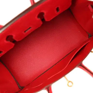 HERMÈS Hermes Birkin 25 Bougainvillea Shiny Varanus Niloticus Lizard Gold Hardware | Thumbnail 8 HERMÈS Hermes Birkin 25 Bougainvillea Shiny Varanus Niloticus Lizard Gold Hardware | Thumbnail 8