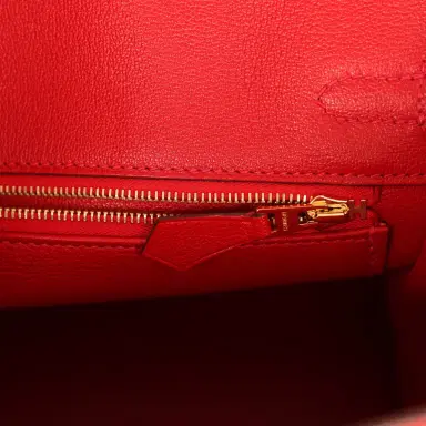 HERMÈS Hermes Birkin 25 Bougainvillea Shiny Varanus Niloticus Lizard Gold Hardware | Thumbnail 9 HERMÈS Hermes Birkin 25 Bougainvillea Shiny Varanus Niloticus Lizard Gold Hardware | Thumbnail 9