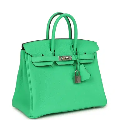 HERMÈS Hermes Birkin 25 Vert Comics Togo Palladium Hardware | Thumbnail 2 HERMÈS Hermes Birkin 25 Vert Comics Togo Palladium Hardware | Thumbnail 2