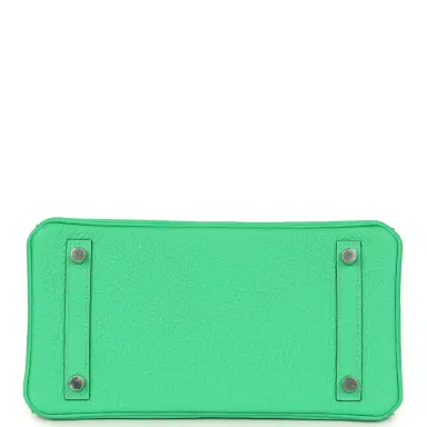 HERMÈS Hermes Birkin 25 Vert Comics Togo Palladium Hardware | Thumbnail 6 HERMÈS Hermes Birkin 25 Vert Comics Togo Palladium Hardware | Thumbnail 6