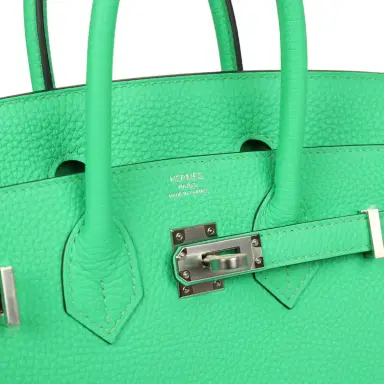 HERMÈS Hermes Birkin 25 Vert Comics Togo Palladium Hardware | Thumbnail 7 HERMÈS Hermes Birkin 25 Vert Comics Togo Palladium Hardware | Thumbnail 7
