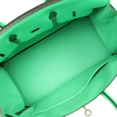 HERMÈS Hermes Birkin 25 Vert Comics Togo Palladium Hardware | Thumbnail 8 HERMÈS Hermes Birkin 25 Vert Comics Togo Palladium Hardware | Thumbnail 8