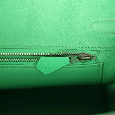 HERMÈS Hermes Birkin 25 Vert Comics Togo Palladium Hardware | Thumbnail 9 HERMÈS Hermes Birkin 25 Vert Comics Togo Palladium Hardware | Thumbnail 9