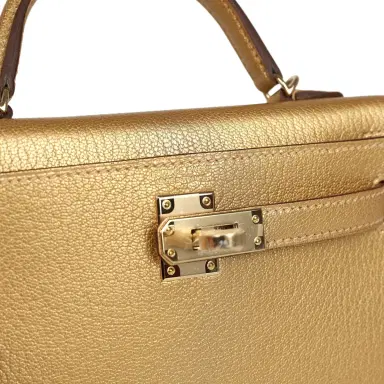 HERMÈS Hermes Kelly Sellier 20 Dore Chevre Chamkilight Permabrass Hardware | Thumbnail 7 HERMÈS Hermes Kelly Sellier 20 Dore Chevre Chamkilight Permabrass Hardware | Thumbnail 7