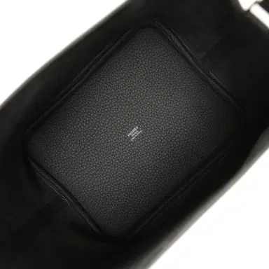 HERMÈS Hermes Picotin Lock 22 Ardoise Clemence Palladium Hardware | Thumbnail 8 HERMÈS Hermes Picotin Lock 22 Ardoise Clemence Palladium Hardware | Thumbnail 8