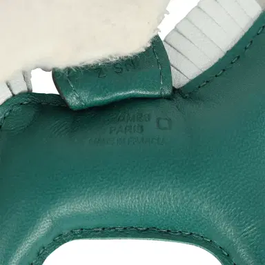 HERMÈS Hermes Rodeo Bag Charm PM Touch Malachite, Bleu Brume Milo Lambskin, Menthe Matte Alligator Touch | Thumbnail 3 HERMÈS Hermes Rodeo Bag Charm PM Touch Malachite, Bleu Brume Milo Lambskin, Menthe Matte Alligator Touch | Thumbnail 3