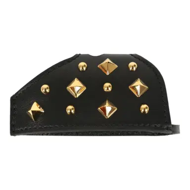 HERMÈS Hermes Rodeo Rock Bag Charm PM Black Milo Lambskin Gold Hardware | Thumbnail 4 HERMÈS Hermes Rodeo Rock Bag Charm PM Black Milo Lambskin Gold Hardware | Thumbnail 4
