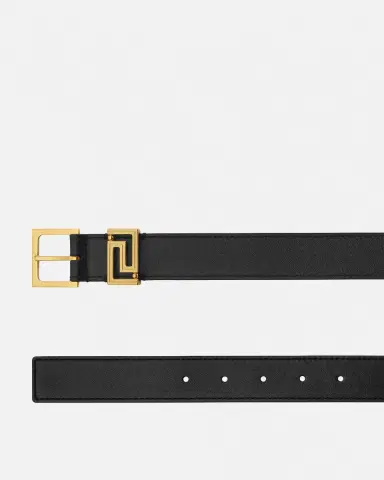 Versace Greca Leather Belt 1.2" | Thumbnail 2