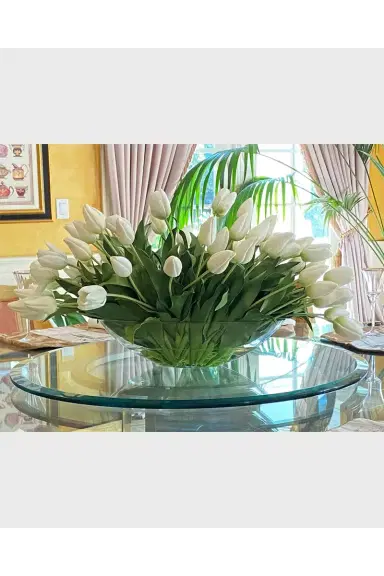 Winward Home Tulip Mix in Glass Bowl | Thumbnail 2