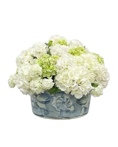 Winward Home Hydrangea Mix in Ceramic Pot | Thumbnail 2
