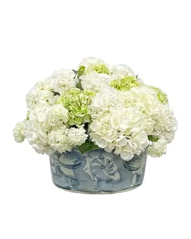 Winward Home Hydrangea Mix in Ceramic Pot | Thumbnail 1