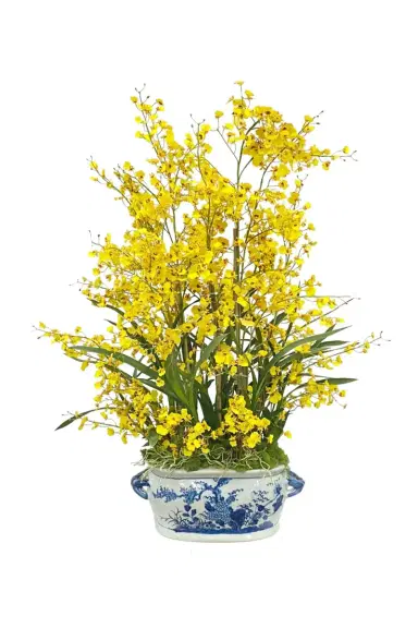 Winward Home Oncidium Faux Floral Arrangement in Pot | Thumbnail 2