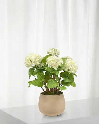 Winward Home Faux Hydrangeas in Planter | Thumbnail 1 Winward Home Faux Hydrangeas in Planter | Thumbnail 1