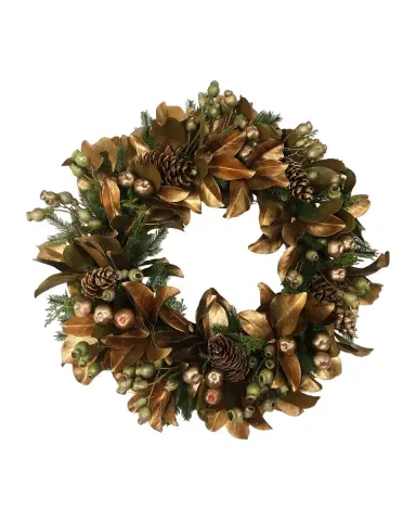 Winward Home Golden Holiday Deluxe Wreath | Thumbnail 2
