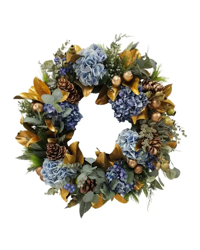 Winward Home 32" Holiday Hydrangea Wreath