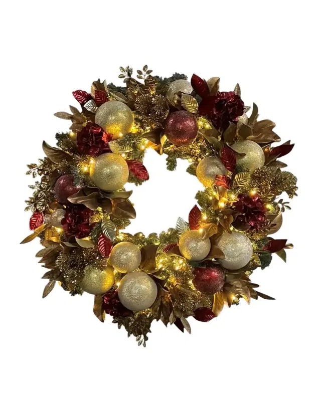 Winward Home Deluxe Display Christmas Wreath, 42"