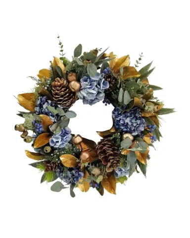Winward Home 25" Holiday Hydrangea Wreath | Thumbnail 1 Winward Home 25" Holiday Hydrangea Wreath | Thumbnail 1