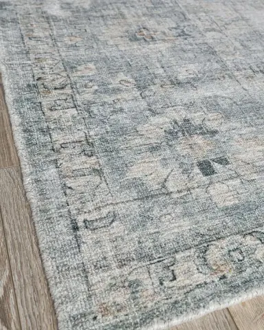 Exquisite Rugs Cambridge Hand-Loomed Blue Rug | Thumbnail 3 Exquisite Rugs Cambridge Hand-Loomed Blue Rug | Thumbnail 3