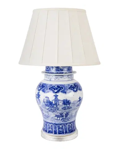 Winward Home Chinoiserie Ceramic Lamp, 30" | Thumbnail 2