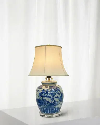 Winward Home Chinoiserie Ceramic Jar Lamp | Thumbnail 1
