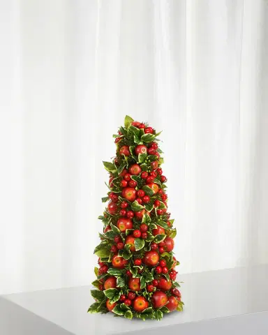 Winward Home 24" Cone Apple Berry Christmas Decoration | Thumbnail 1