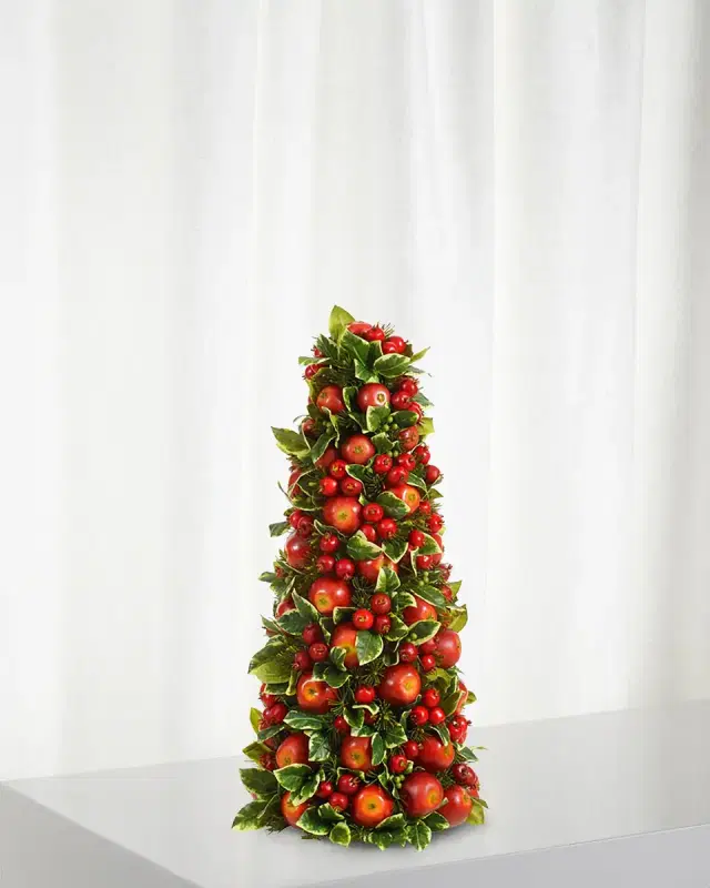 Winward Home 24" Cone Apple Berry Christmas Decoration