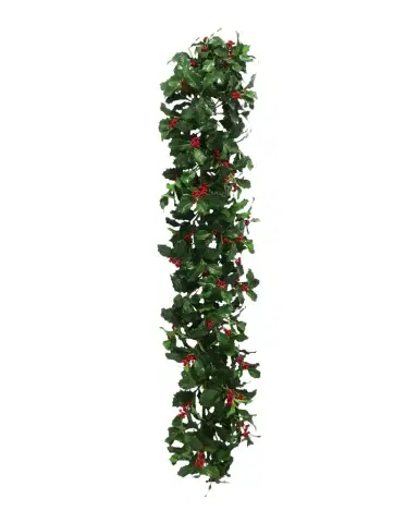 Winward Home 60" Christmas Holly Branch Garland | Thumbnail 1