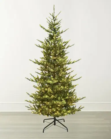 Winward Home Deluxe Village Mix Pine 9 ' Slim Pre-Lit Christmas Tree | Thumbnail 1