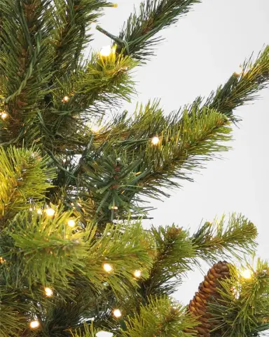 Winward Home Deluxe Village Mix Pine 3.5 ' Potted Pre-Lit Christmas Tree | Thumbnail 2