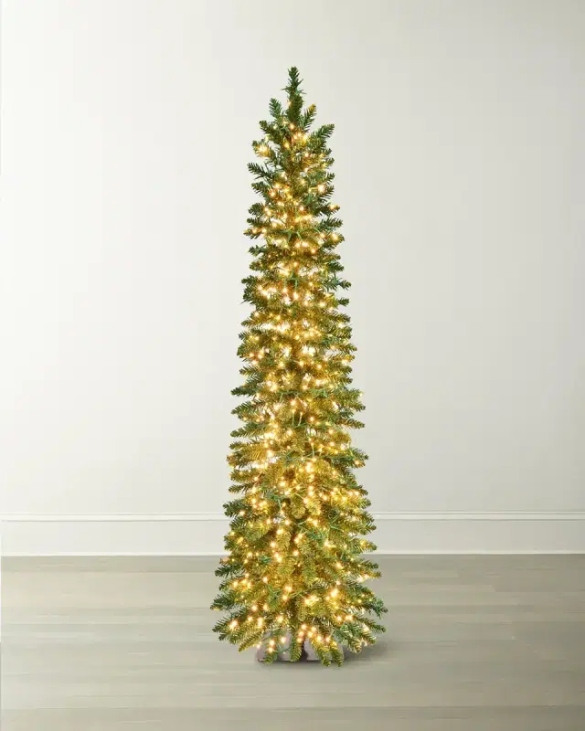 Winward Home Aspen Pine Pre-Lit Christmas Tree, 4.5 '