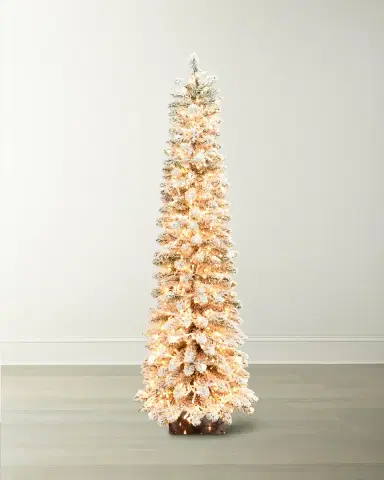 Winward Home Snowy Aspen Pine Pre-Lit Christmas Tree, 4.5 ' | Thumbnail 1