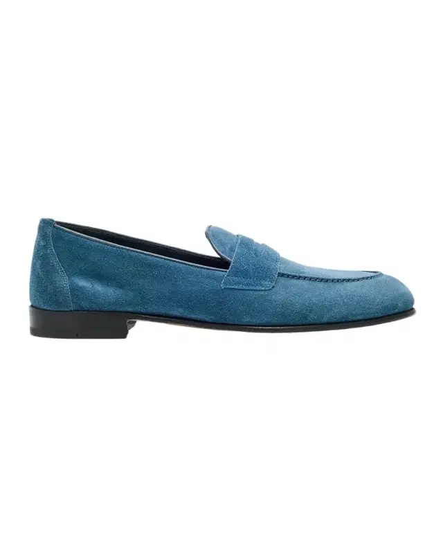 Brioni Men's Suede Penny Loafers