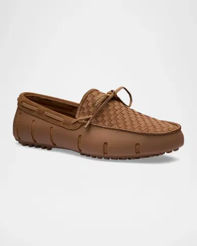SWIMS Men's Woven Textile and Suede Drivers | Thumbnail 2 SWIMS Men's Woven Textile and Suede Drivers | Thumbnail 2
