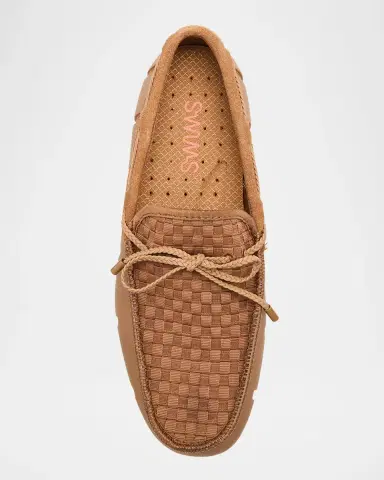 SWIMS Men's Woven Textile and Suede Drivers | Thumbnail 5 SWIMS Men's Woven Textile and Suede Drivers | Thumbnail 5