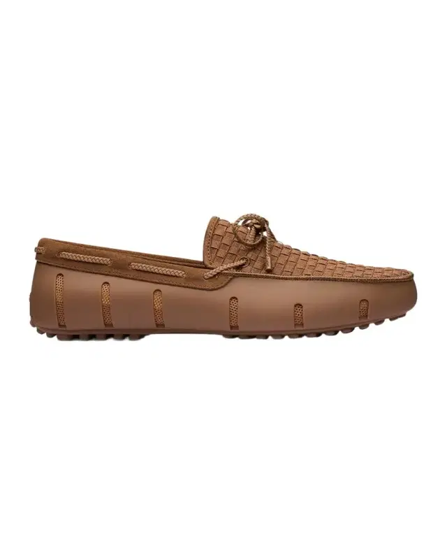 SWIMS Men's Woven Textile and Suede Drivers