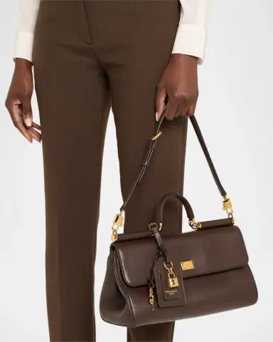 Dolce & Gabbana My Sicily Leather Top-Handle Bag | Thumbnail 2 Dolce & Gabbana My Sicily Leather Top-Handle Bag | Thumbnail 2