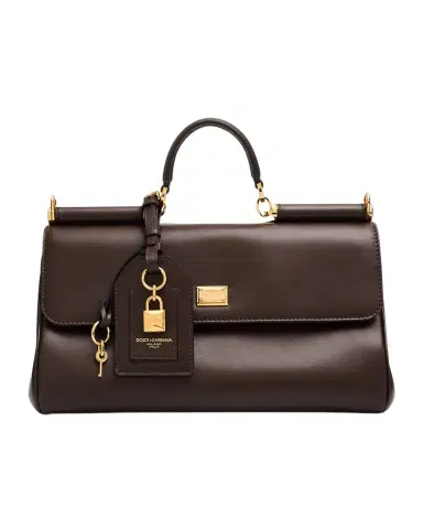 Dolce & Gabbana My Sicily Leather Top-Handle Bag | Thumbnail 1 Dolce & Gabbana My Sicily Leather Top-Handle Bag | Thumbnail 1